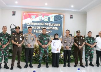 Kapolres Simalungun menghadiri acara komunikasi dan silaturahmi antara TNI - Polri dan Pemda serta mitra di Makorem 022/ Pantai Timur.(Nawasenanews/ Ist)