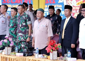 Wakil Bupati Simalungun H Zonny Waldi menghadiri acara wisuda santriwan/ti Pesantren Al- Kautsar Panei Tongah.(Nawasenanews/ Ist)