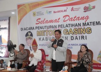 Bupati Dairi menutup pelatihan Gasing Tahap 2, dan akan melanjutkan dengan pelatihan tahap 3. (Nawasenanews/Ist)