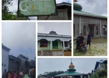 7 Mesjid di Kecamatan Berampu dapat hewan kurban dari Ketua DPC PDI Perjuangan, Sahabat Berampu saat Hari Raya Idul Adha kemarin.(Nawasenamews/ Ist)