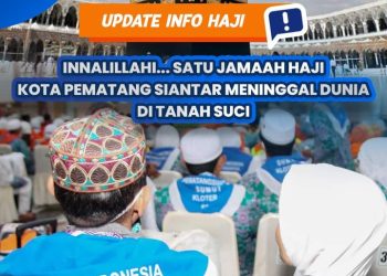 Jamaah Haji asal Pematang Siantar kloter 7 embarkasi Medan.( Nawasenanews/ Ist)