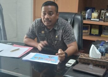 Kadis pariwisata Kabupaten Simalungun M.Fikri Fanani Damanik saat memberikan keterangan di kantornya, Kamis (13/7/2023).(Nawasenanews/Ist)