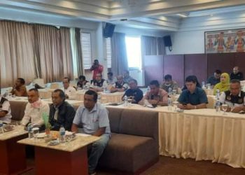 Pemkab Dairi hadiri Konferensi PWI Dairi,Tanah Karo dan Pakpak Barat di Hotel Mutiara Berastagi (Nawasenanews.com/ Ist)