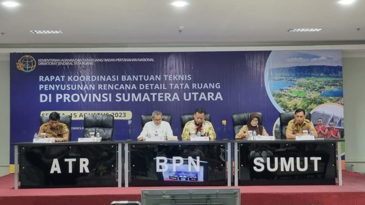 Wali Kota Pematang Siantar hadiri rapat koordinasi bantuan teknis RDTR yang dilaksanakan di BPN Sumut. (Nawasenanews.com/ Ist)