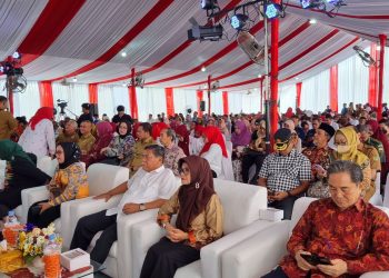 dr Susanti saat menghadiri acara soft launching tower 1 RSU Haji Medan .( Nawasenanews.com / Ist)