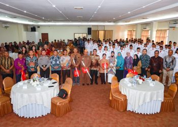 Pemko Pematang Siantar menggelar acara temu ramah dengan veteran,para pejuang dan Paskibraka usai sukses melaksanakan pengibaran bendera merah putih. ( Nawasenanews - /Ist)