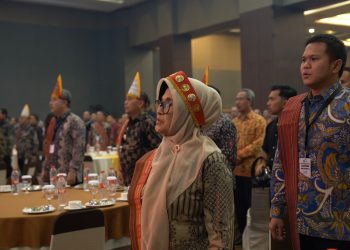 Wali Kota Pematang Siantar menghadiri acara Rakorwasnas penyelenggaraan Pengawasan Pemerintah Daerah dan Pemuktahiran Tindak Lanjut Hasil Pengawasan Tahun 2023. ( Nawasenanews/ Ist)