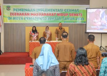 Wali Kota Buka Kegiatan Pembinaan Implementasi GERMAS di Kota Pematang Siantar Tahun 2023.( Nawasenanews/ Ist)