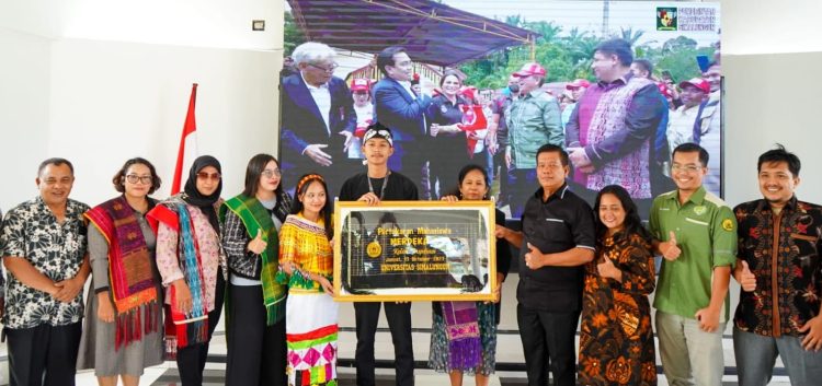 Bupati Simalungun menerima pertukaran mahasiswa merdeka angkatan 3 Universitas Simalungun ( USI) di Pendopo Rumah Dinas di Pematang Raya.(Nawasenanews/ Ist)
