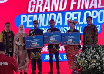 Pemuda Pelopor Kota Pematang Siantar berhasil meraih prestasi sebagai Pemuda Polopor Tingkat Nasional Bidang Inovasi dan Teknologi Tahun 2023. ( Nawasenanews/ Ist)