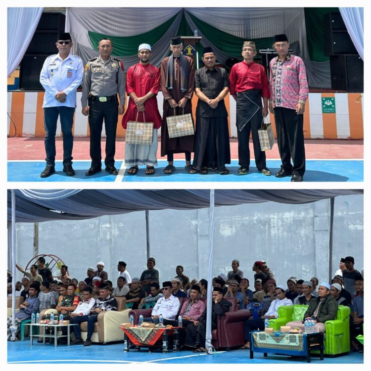 Keterangan Foto : Lembaga Pemasyarakatan Narkotika Kelas IIA Pematangsiantar saat merayakan Peringatan Maulid Nabi Muhammad SAW 1445 Hijriah bersama Warga Binaan Pemasyarakatan. (Ist)