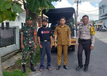 Kelurahan Kristen laksanakan kegiatan patroli dan sambang bersama tiga pilar jelang Pemilu 2024.(Ist)