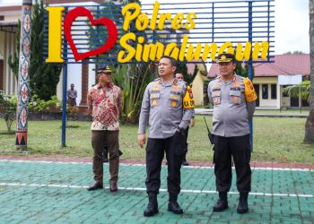 Kapolda Sumut saat mengunjungi Polres Simalungun yang didampingi Kapolres Simalungun AKBP Ronald FC Sipayung. (Nawasnanews/ Ist)