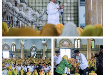 Keterangan Foto : Bobby Nasution saat minta Pengajian Al Hidayah jadi petugas Haji dari Kota Medan.(Ist)