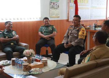 Kapolres Simalungun bersama Forkompimda Plus menghadiri Komunikasi Sosial membahas perubahan iklim global dan bencana alam.( Nawasenanews/ Ist)