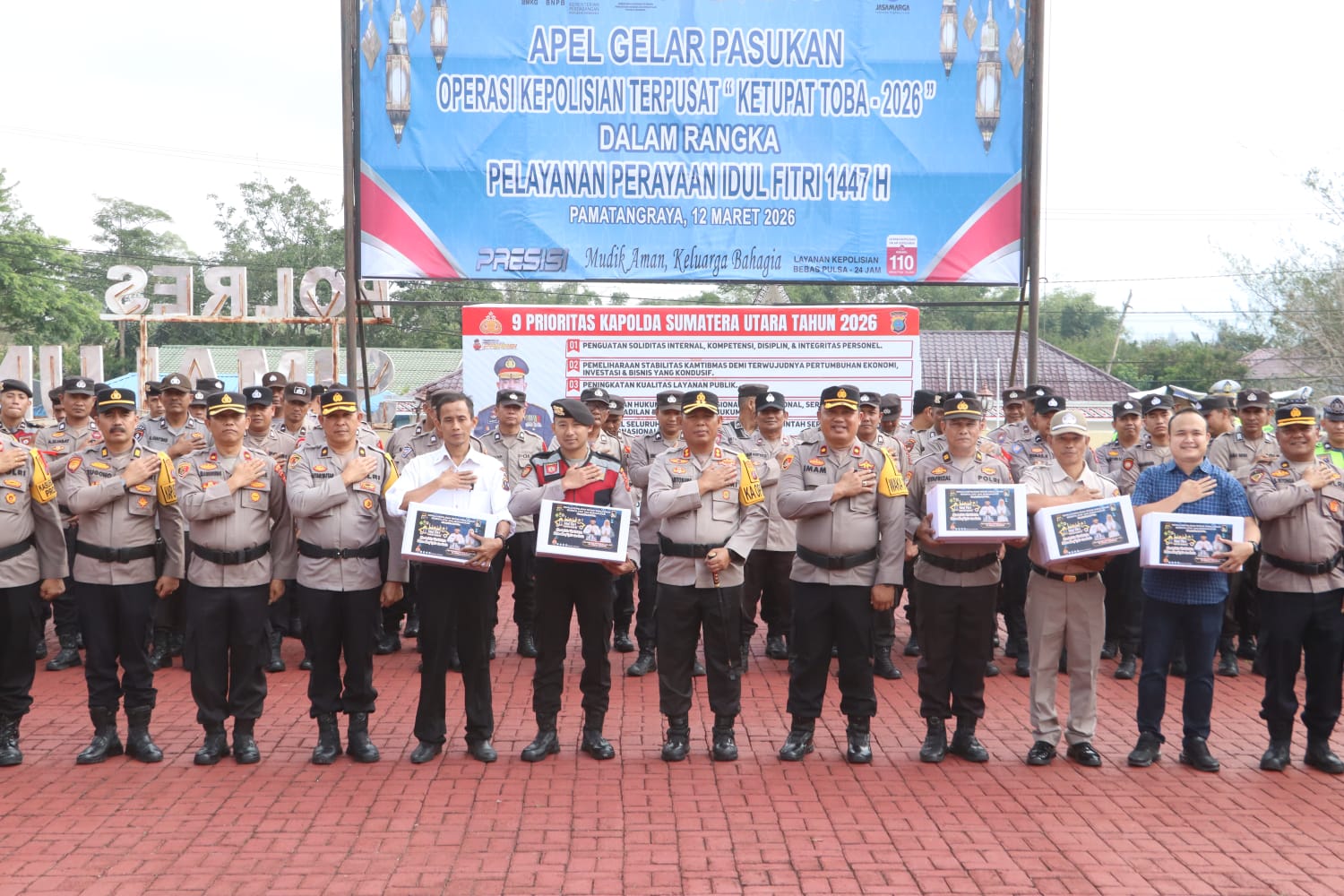 Kapolres Simalungun Bagikan Parcel Lebaran untuk Personel, Tingkatkan Semangat Kerja Jelang Idul Fitri