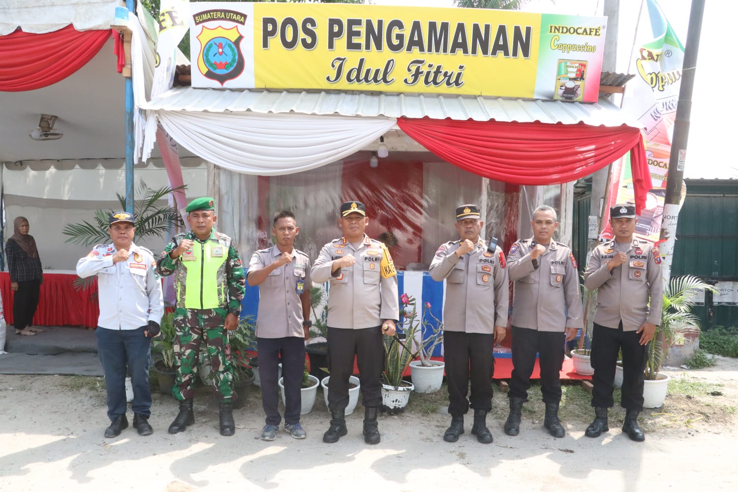 Kapolres Simalungun Cek Pos Pengamanan Operasi Ketupat Toba 2026, Pastikan Mudik Lebaran Aman