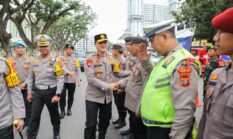 Wakapolda Sumut Cek Pos Terpadu Operasi Ketupat Toba 2026 di Lapangan Merdeka Medan