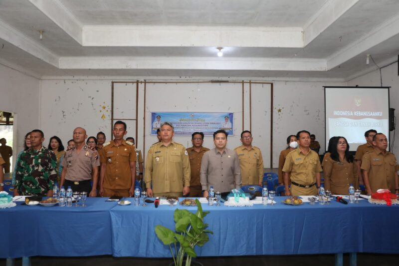 Wakil Bupati Tapanuli Utara (Taput) Dr. Deni Parlindungan Lumbantoruan, M. Eng membuka secara resmi Musyawarah Perencanaan Pembangunan (Musrenbang). (Nawasenanews/Ist)