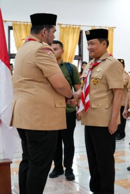 Bupati Humbang Hasundutan Melantik Pengurus Kwarcab dan LPK Kwarcab Gerakan Pramuka periode 2026 – 2031
