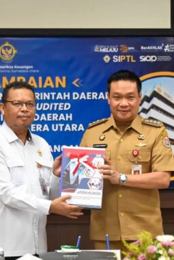 Bupati Humbang Hasundutan Sampaikan LKPD Unaudited Tahun 2025 kepada BPK Perwakilan Sumatera Utara