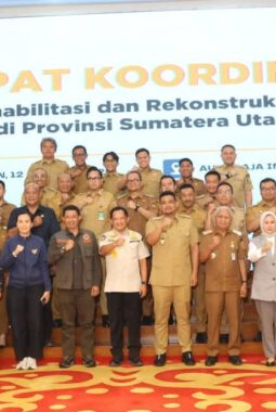 Bupati Humbahas Ikuti Rakor Bersama Menteri Dalam Negeri Terkait Percepatan Rehabilitasi dan Rekonstruksi Pascabencana