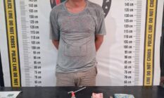 Along Tidak Berkutik Saat Dibekuk Polres Simalungun di Sarang Narkoba di Kampung Jawa